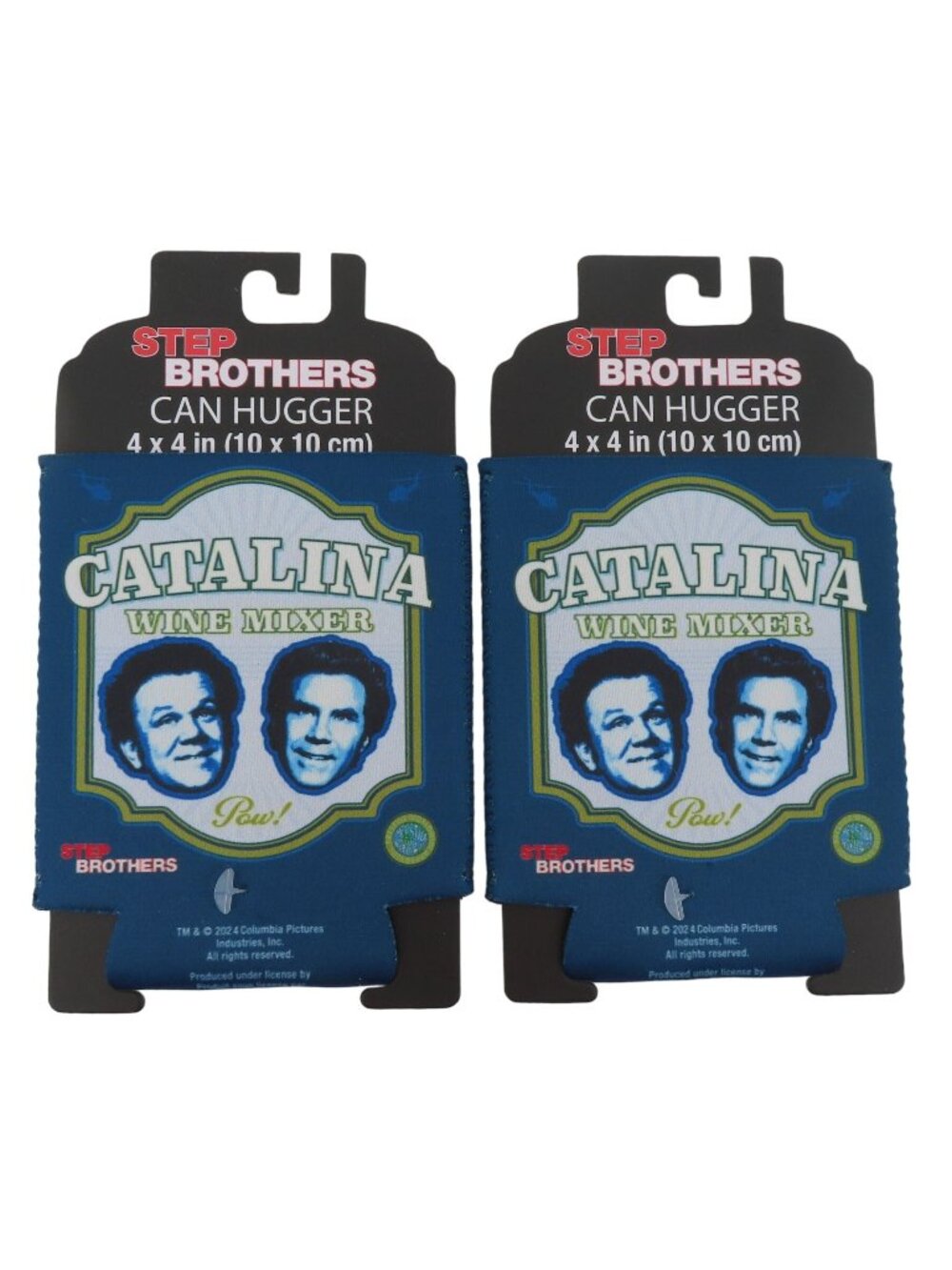 Step Brothers Catalina Wine Mixer 2 Can Huggers Coozie Koozie NEW Silver Buffalo